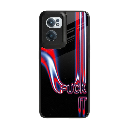 Carefree Glow back phone cover | glass case for oneplus nord ce 2