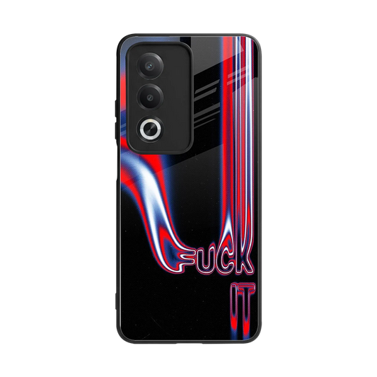 Carefree Glow back phone cover | glass case for oppo a3 pro