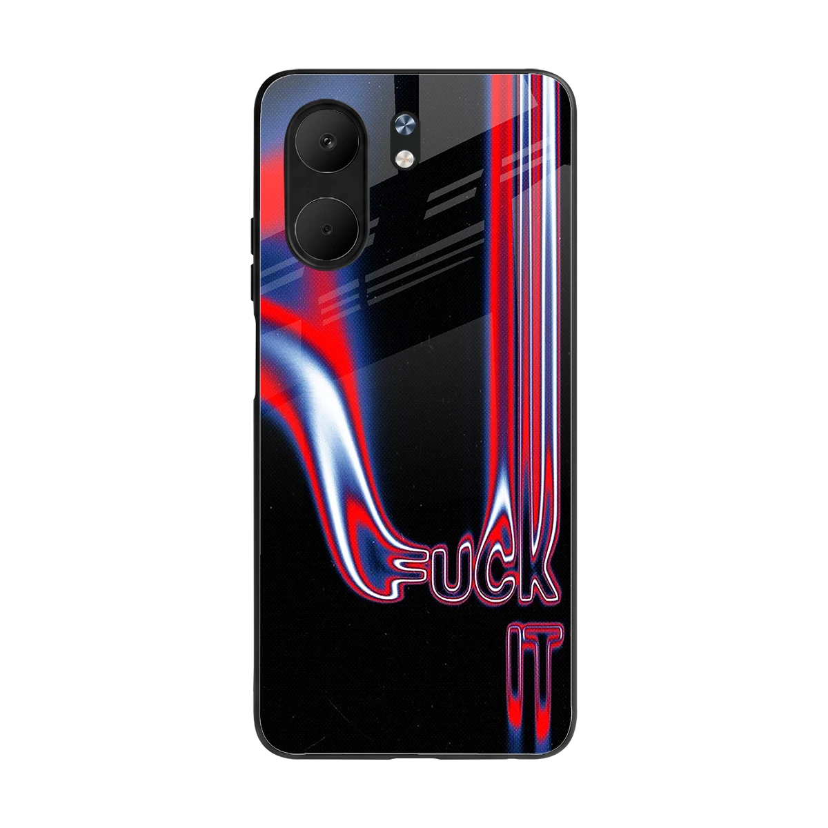 Carefree Glow back phone cover | glass case for oppo a5x 5g