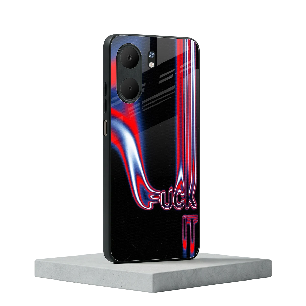 Carefree Glow oppo a5x 5g mobile cover | shockproof glass phone case