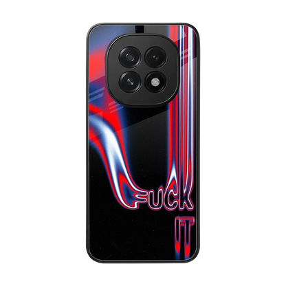 Carefree Glow back phone cover | glass case for oppo f29 5g