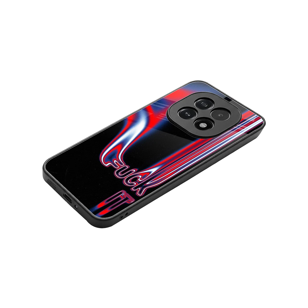 Carefree Glow stylish phone case for oppo f29 5g | glossy glass and slim fit