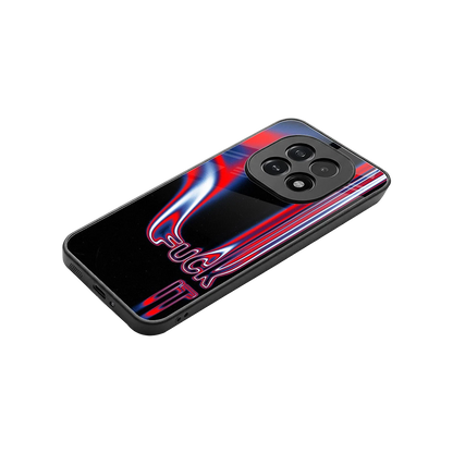 Carefree Glow stylish phone case for oppo f29 5g | glossy glass and slim fit