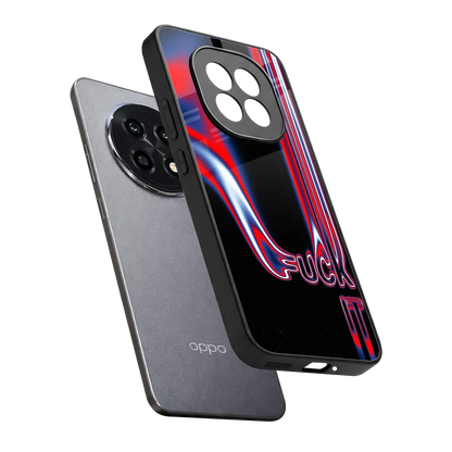 Carefree Glow sleek oppo f29 pro 5g cover with tempered glass back and TPU edges