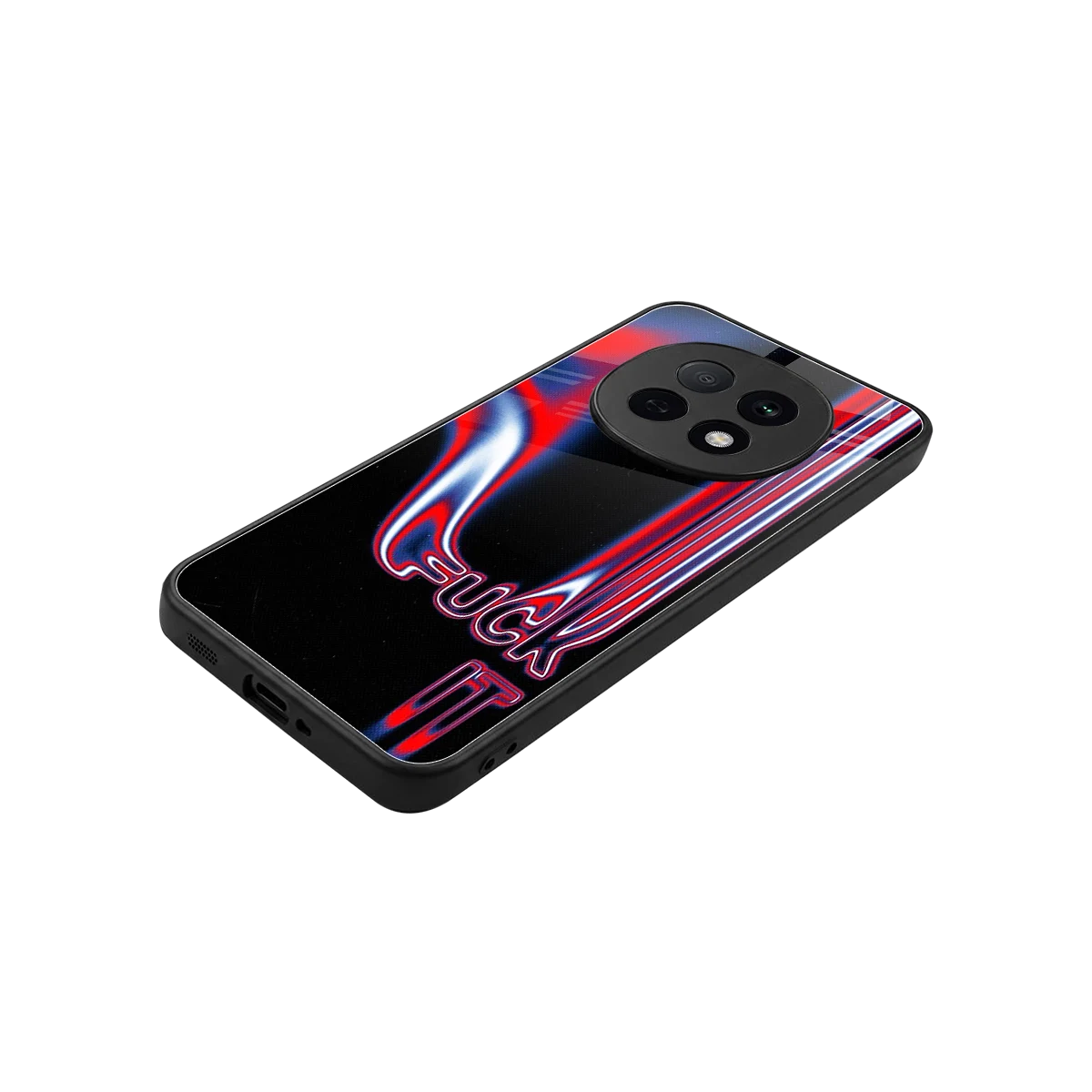 Carefree Glow stylish phone case for oppo f29 pro 5g | glossy glass and slim fit