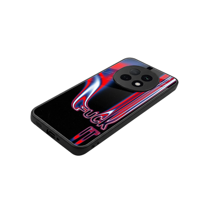 Carefree Glow stylish phone case for oppo f29 pro 5g | glossy glass and slim fit