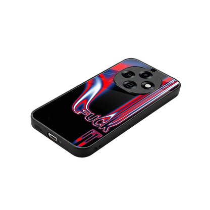 Carefree Glow stylish phone case for oppo f31 pro 5g | glossy glass and slim fit