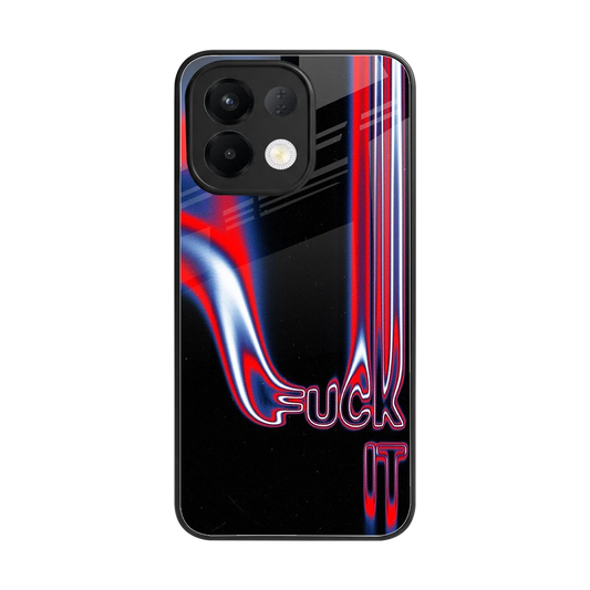 Carefree Glow back phone cover | glass case for oppo k13 5g