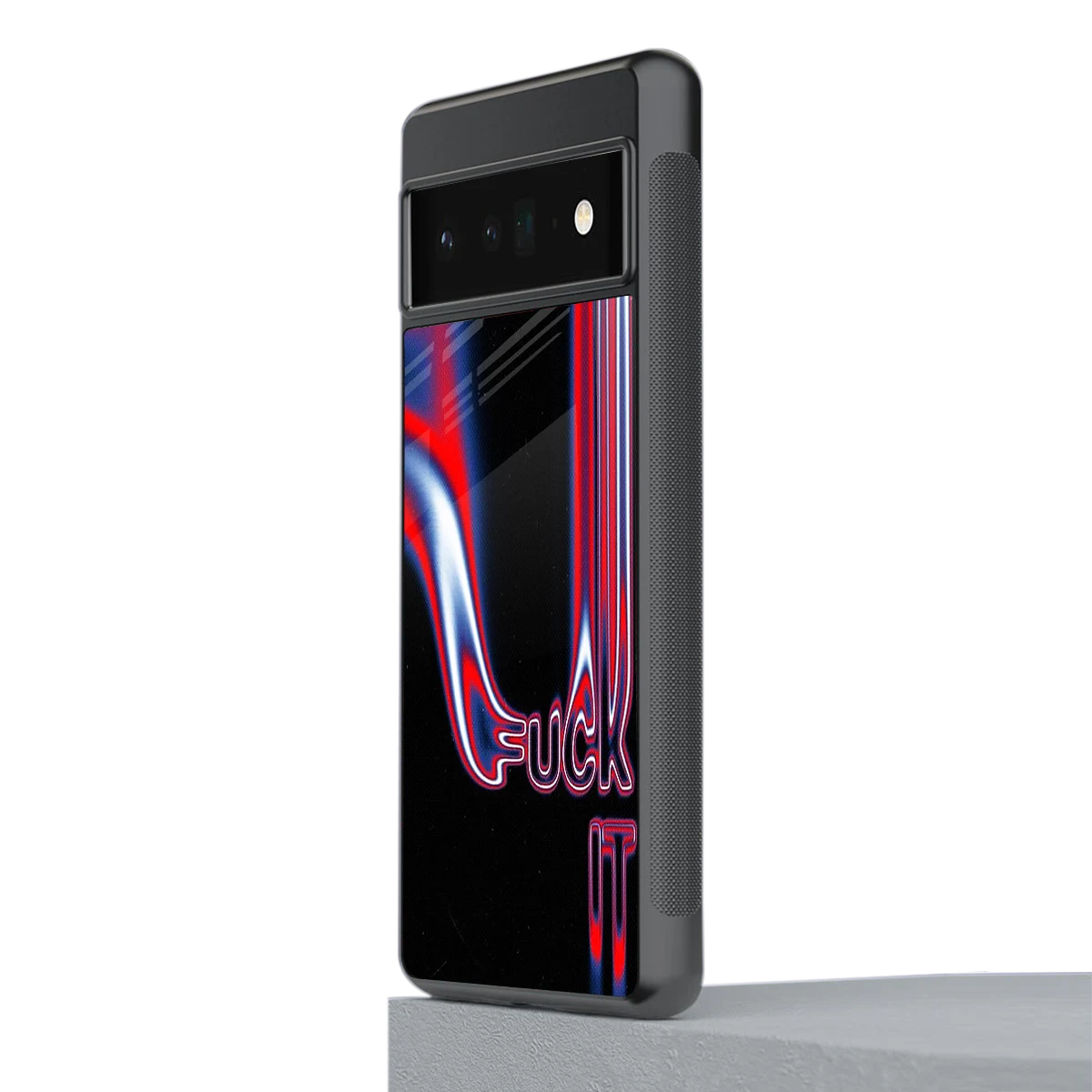 Carefree Glow stylish phone case for google pixel 6 pro | glossy glass and slim fit