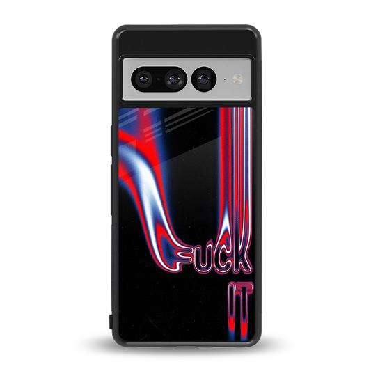 Carefree Glow back phone cover | glass case for google pixel 7 pro