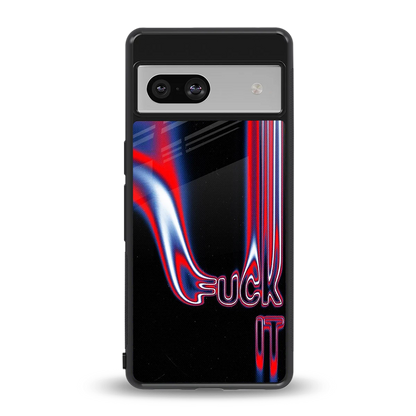 Carefree Glow back phone cover | glass case for google pixel 7a