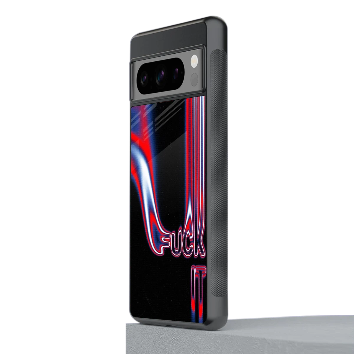 Carefree Glow stylish phone case for google pixel 8 pro | glossy glass and slim fit