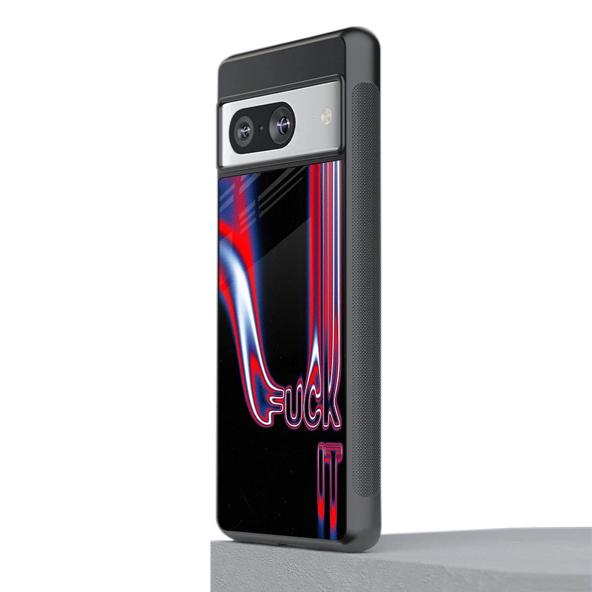 Carefree Glow stylish phone case for google pixel 8 | glossy glass and slim fit