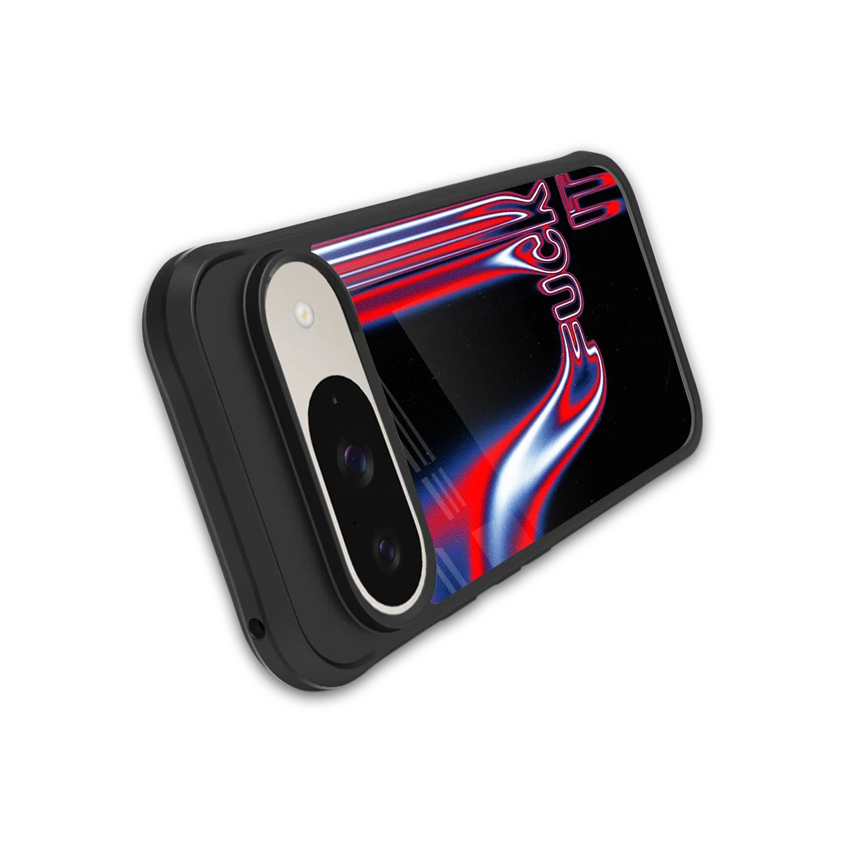 Carefree Glow stylish phone case for google pixel 9 | glossy glass and slim fit