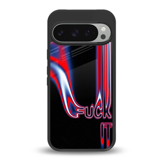 Carefree Glow back phone cover | glass case for google pixel 9 pro xl