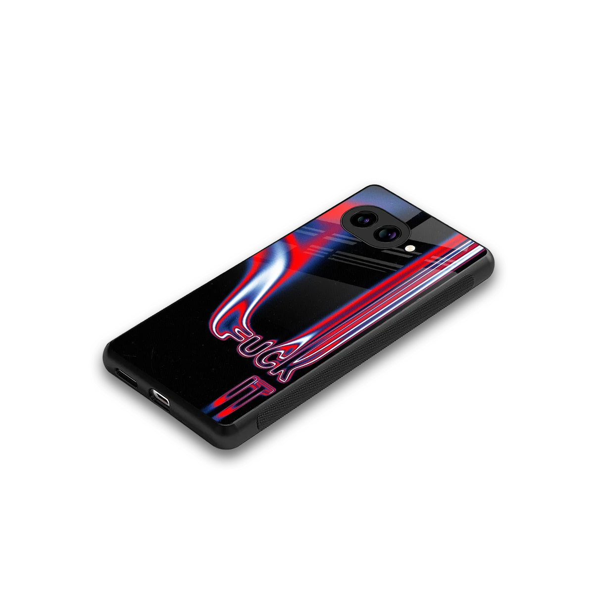 Carefree Glow stylish phone case for google pixel 10a | glossy glass and slim fit
