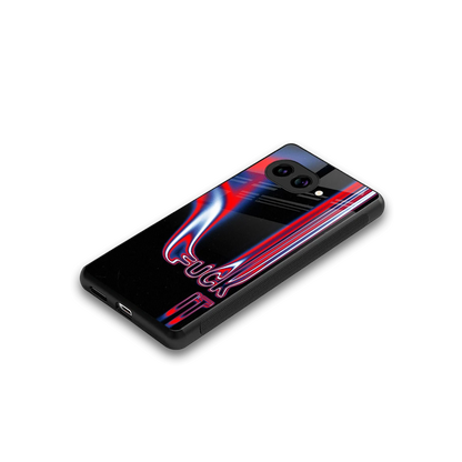 Carefree Glow stylish phone case for google pixel 10a | glossy glass and slim fit