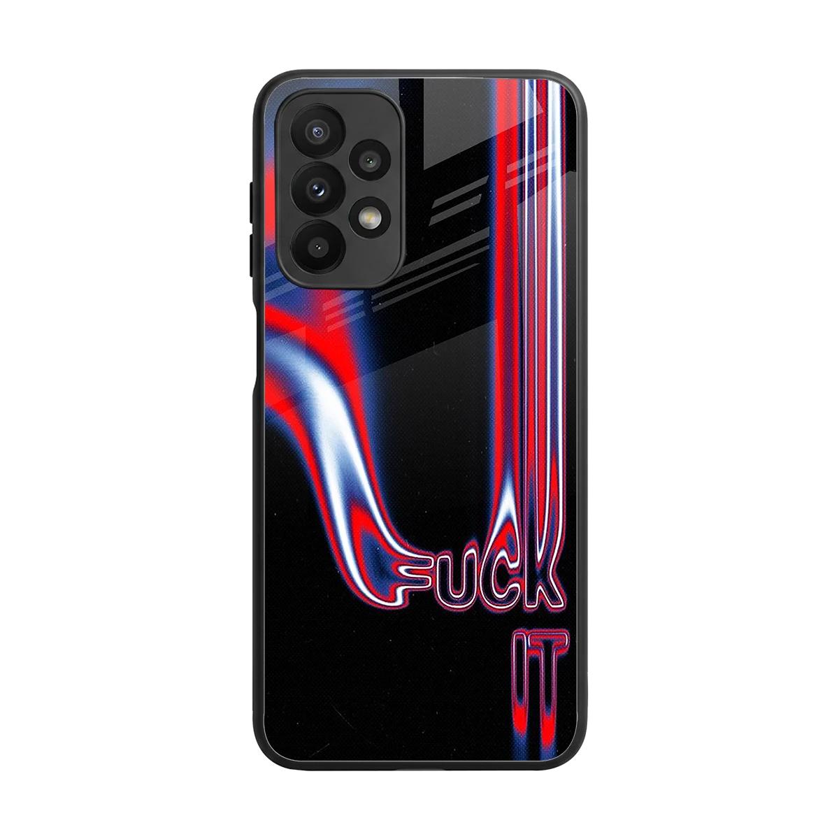 Carefree Glow back phone cover | glass case for samsung galaxy a23