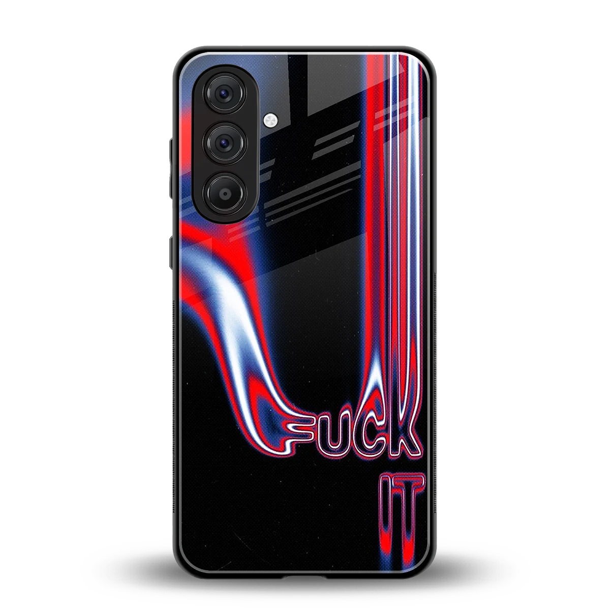 Carefree Glow back phone cover | glass case for samsung galaxy a55 5g