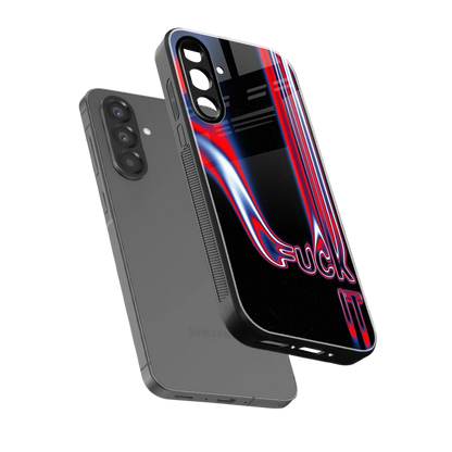 Carefree Glow sleek samsung galaxy a36 5g cover with tempered glass back and TPU edges