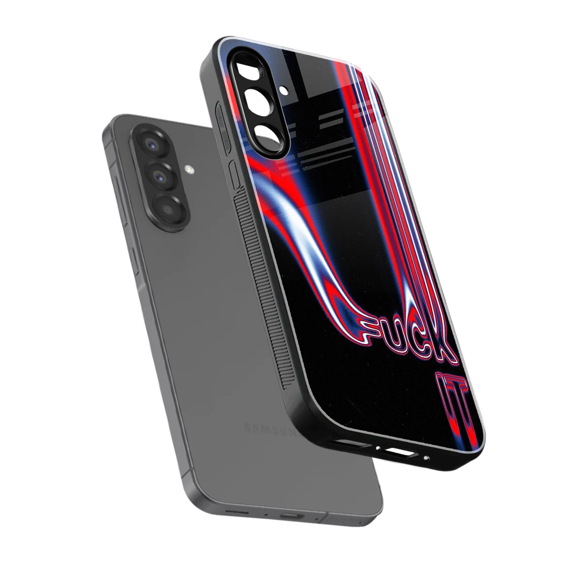 Carefree Glow sleek samsung galaxy a17 5g cover with tempered glass back and TPU edges