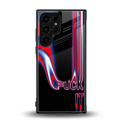 Carefree Glow back phone cover | glass case for samsung galaxy s23 ultra