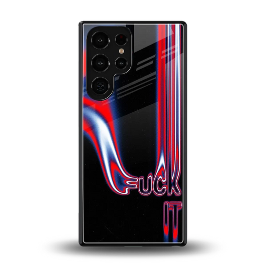 Carefree Glow back phone cover | glass case for samsung galaxy s25 ultra