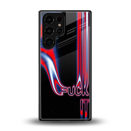 Carefree Glow back phone cover | glass case for samsung galaxy s26 ultra