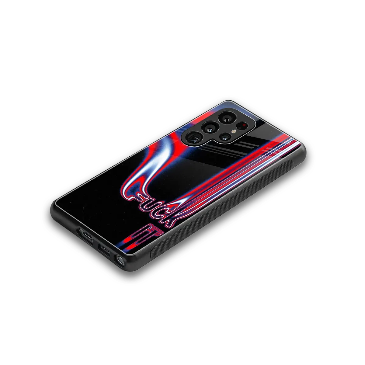 Carefree Glow stylish phone case for samsung galaxy s26 ultra | glossy glass and slim fit