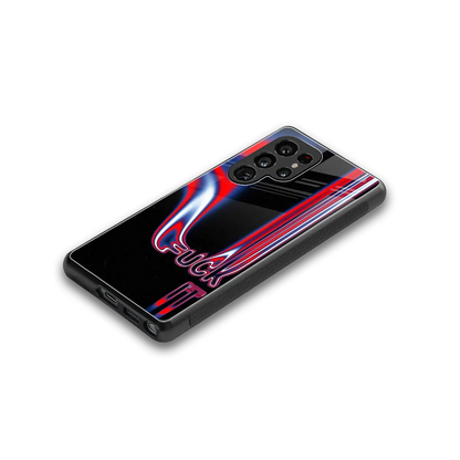 Carefree Glow stylish phone case for samsung galaxy s26 ultra | glossy glass and slim fit