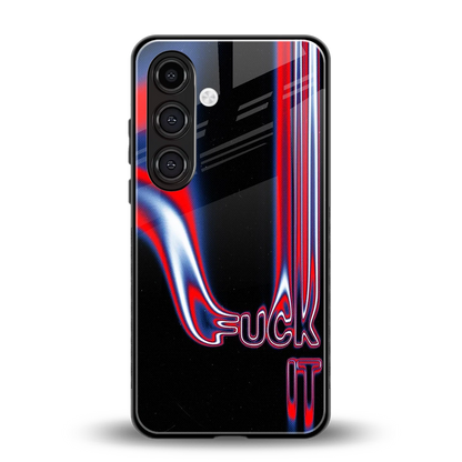 Carefree Glow back phone cover | glass case for samsung galaxy s24