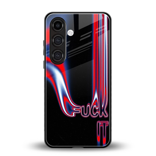 Carefree Glow back phone cover | glass case for samsung galaxy s25 fe