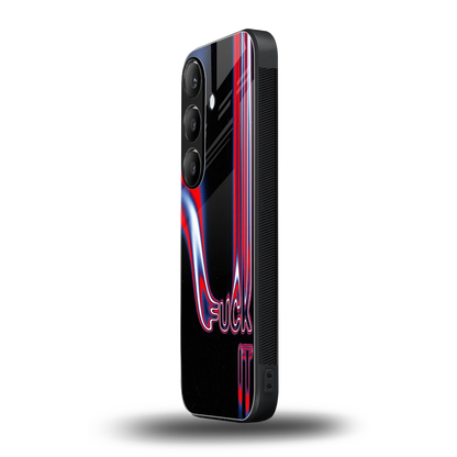Carefree Glow samsung galaxy s25 fe mobile cover | shockproof glass phone case