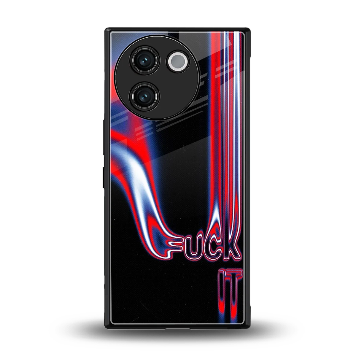 Carefree Glow back phone cover | glass case for vivo v30e