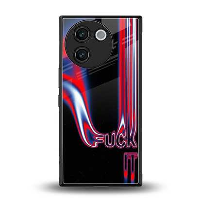 Carefree Glow back phone cover | glass case for vivo v30e