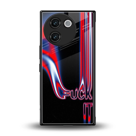 Carefree Glow back phone cover | glass case for vivo v30e