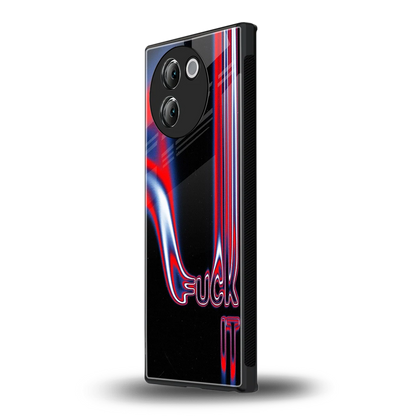 Carefree Glow vivo v30e mobile cover | shockproof glass phone case