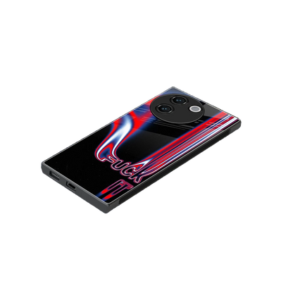 Carefree Glow stylish phone case for vivo v30e | glossy glass and slim fit