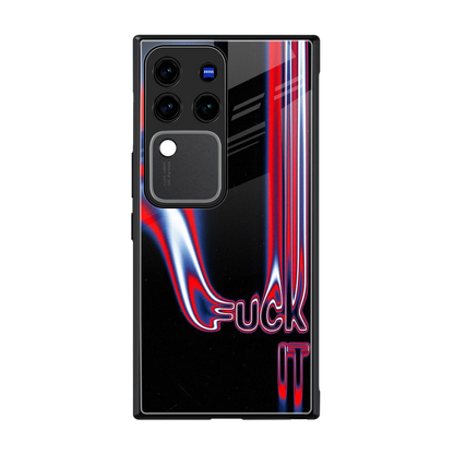 Carefree Glow back phone cover | glass case forvivo v30 pro