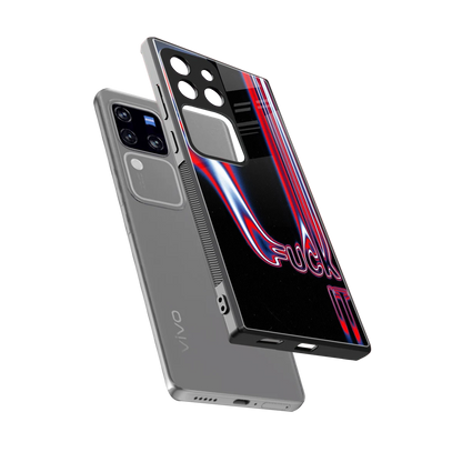 Carefree Glow sleekvivo v30 pro cover with tempered glass back and TPU edges