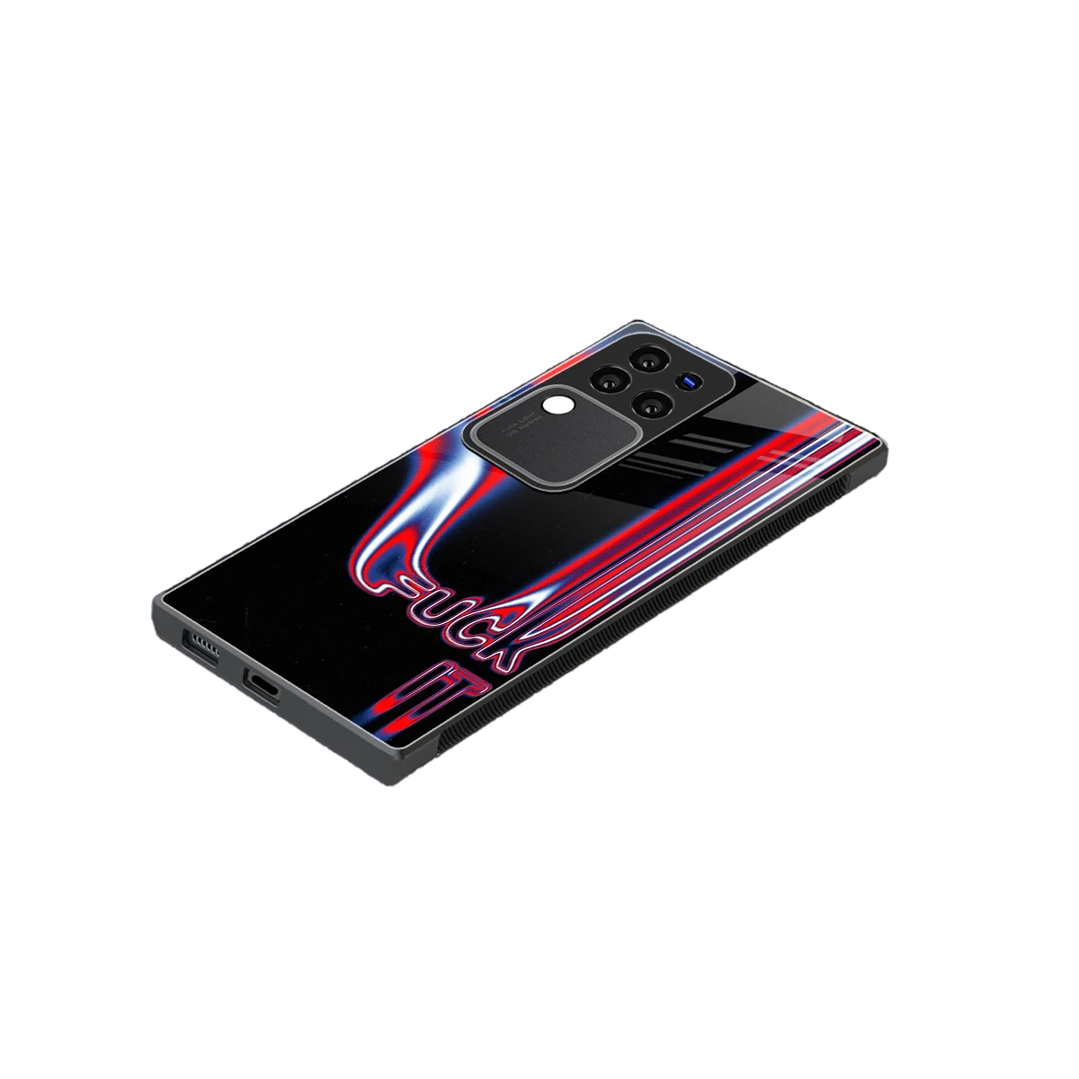 Carefree Glow stylish phone case forvivo v30 pro | glossy glass and slim fit
