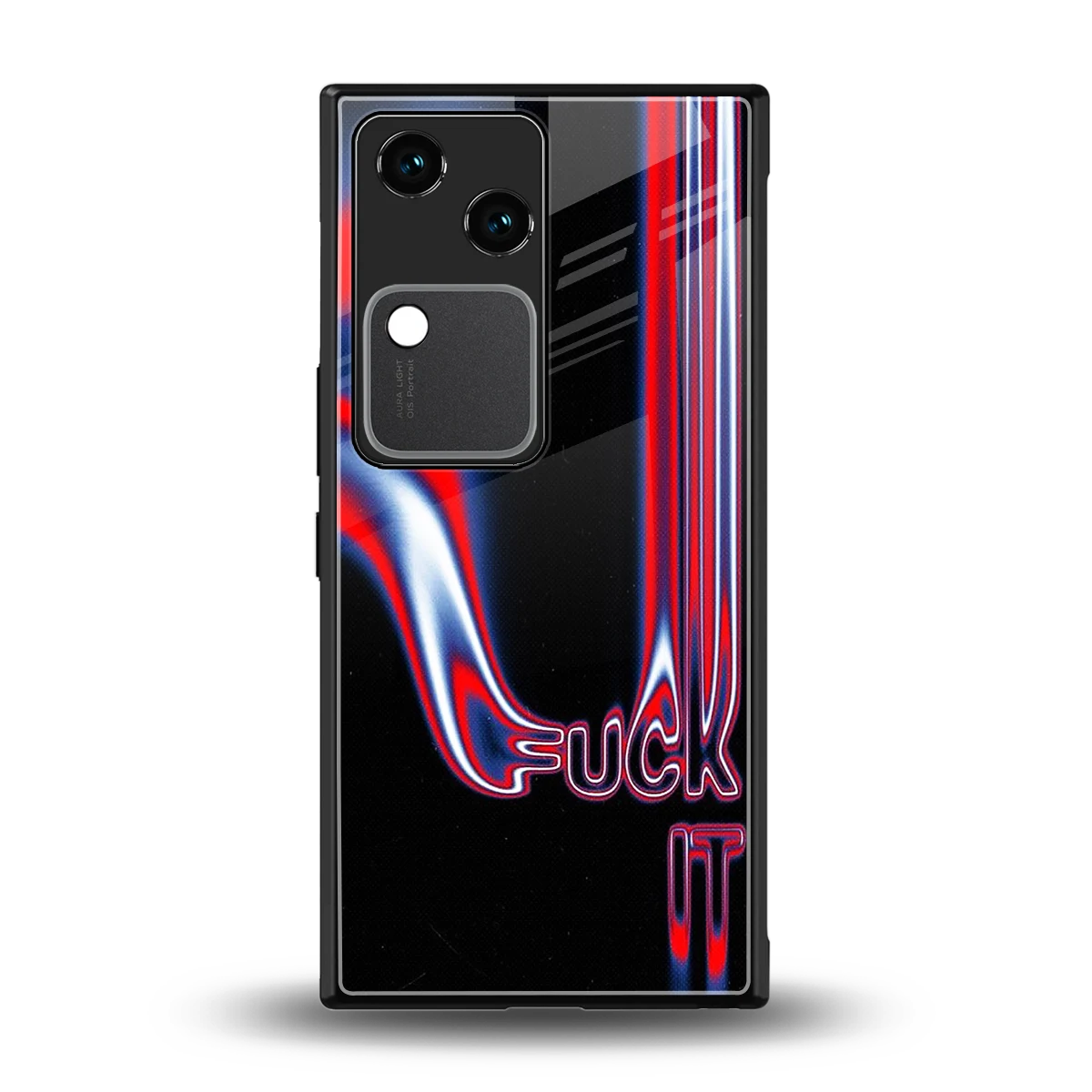 Carefree Glow back phone cover | glass case for vivo v30