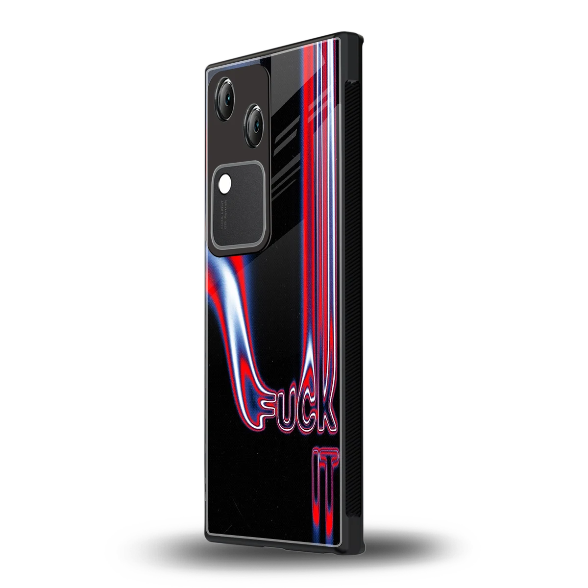 Carefree Glow vivo v30 mobile cover | shockproof glass phone case