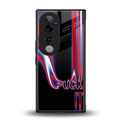 Carefree Glow back phone cover | glass case for vivo v40 pro
