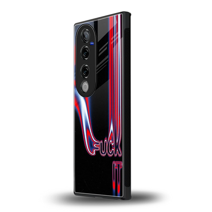 Carefree Glow vivo v40 pro mobile cover | shockproof glass phone case