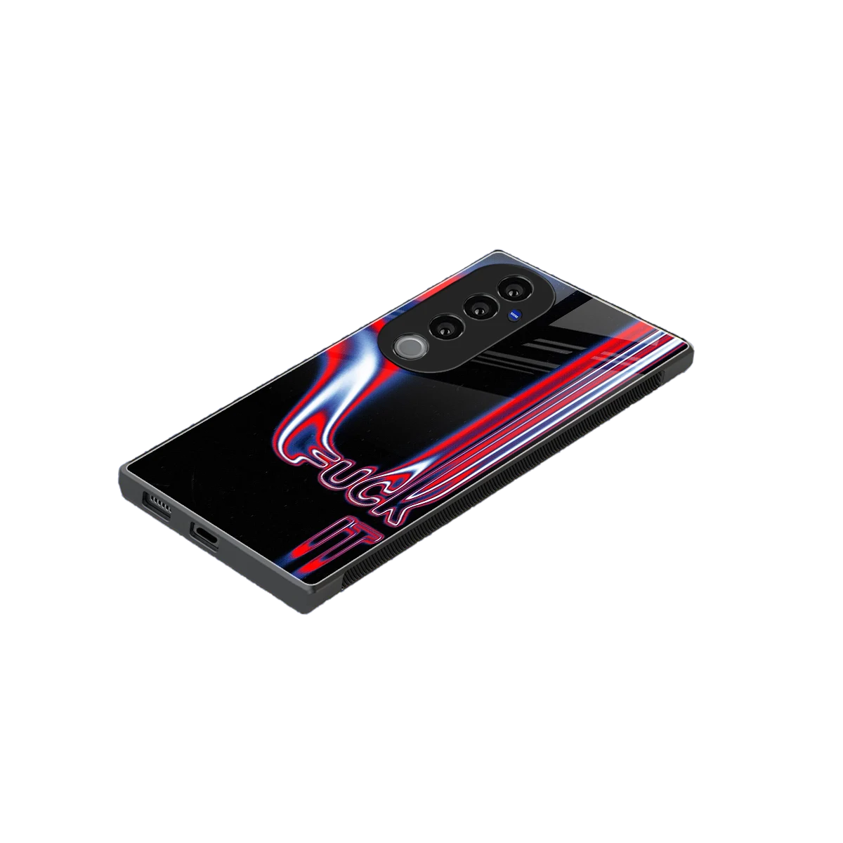 Carefree Glow stylish phone case for vivo v40 pro | glossy glass and slim fit