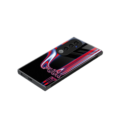 Carefree Glow stylish phone case for vivo v40 pro | glossy glass and slim fit