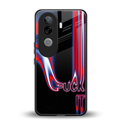 Carefree Glow back phone cover | glass case for vivo v40e