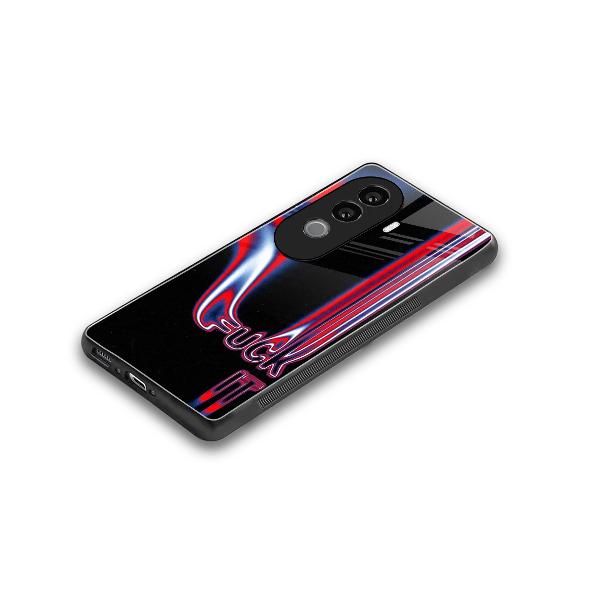 Carefree Glow stylish phone case for vivo v40e | glossy glass and slim fit