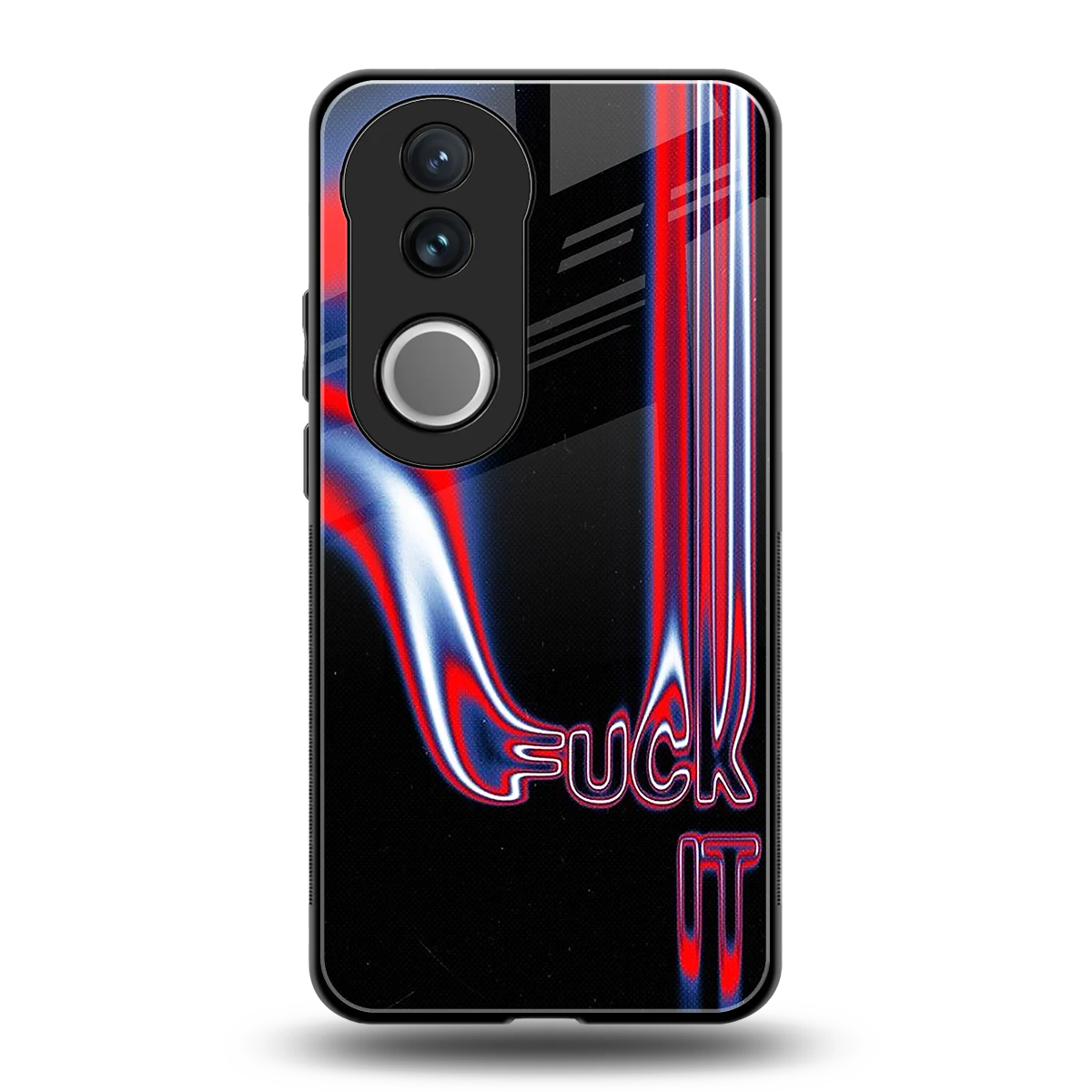 Carefree Glow back phone cover | glass case for vivo v50